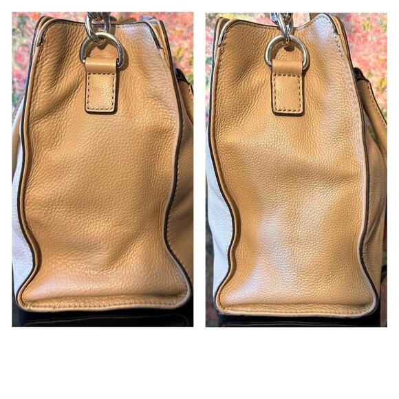 EUC Michael Kors Pebbled Leather Hamilton East West Satchel - Picture 3 of 8